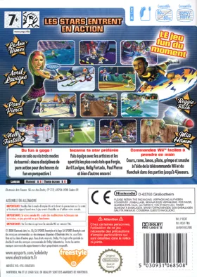 Celebrity Sports Showdown box cover back